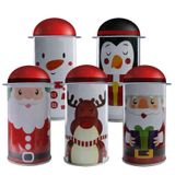 Kit 5 Latas De Natal Natalinas Para Vela Aromática - 200ml