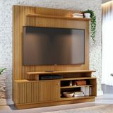 Estante Home Frisado Para Tv Até 65 Polegadas 1 Porta De Correr Ares Madetec