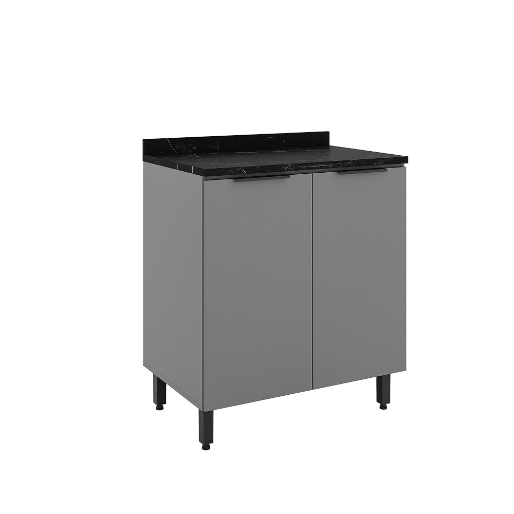 Balcão Com Tampo 2 Portas Lumina Telasul