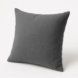Almofada 42cm Decorativa Suede Fofinha Para Sofá E Cadeira Cinza