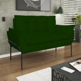 Namoradeira 2 Lugares Reforçada 2 Lugares Preto Balaqui Verde