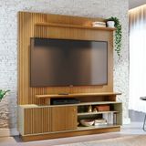Estante Home Frisado Para Tv Até 65 Polegadas 1 Porta De Correr Ares Madetec