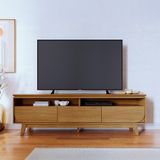 Rack Para Tv Até 75 Polegadas 3 Gavetas Com Pés Selene Madetec