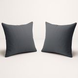 Kit 2 Almofadas Suede Decorativa 42cm Sala Quarto Escritório Cinza