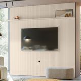 Painel Frisado Para Tv Até 75 Polegadas New Guaporé Madetec