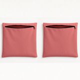Kit 2 Capas De Almofada Decorativa 42cm Sala Quarto Balaqui Rosa