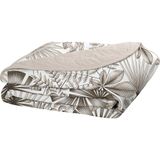Cobre Leito Tecebem Casal Malha 100% Algodão Estampado Em Matelassê Cloe 210x240m Trigo
