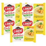 Kit 5 Lámen De Arroz Sem Glúten Karui Sabor Galinha 78g
