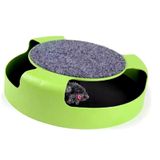 Brinquedo Interativo Para Gato, Pegando O Rato Giratório Com Arranhador. Divertido E Estimulante.