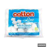 Algodão Hidrofílo 40g Em Bola Cotton Line - Tudo Em Caixa