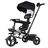 Triciclo Com Empurrador Confort Preto