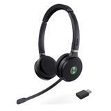 Fone De Ouvido Sem Fio Yealink Wh62 Portátil Com Dongle Dect 120m