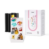 Recargas De Papel Adesivo E Cartucho Liene Pixcut S1 Com 72 Folhas