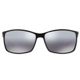 Par De Lentes Óculos De Sol Ray-ban Rb4179 Prata Espelhada Polarizada