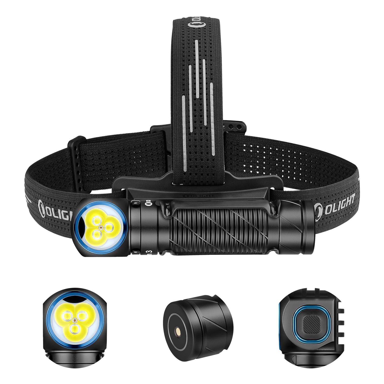 Farol Olight Perun 3 Recarregável 3000 Lúmens Com Luz Vermelha
