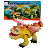 Brinquedo Infantil Dragão Com Luz E Som Movimento Dinossauro