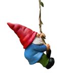 Decoração De Estátua De Gnomo Pendurada Gnomos De Escalada Para Jardim