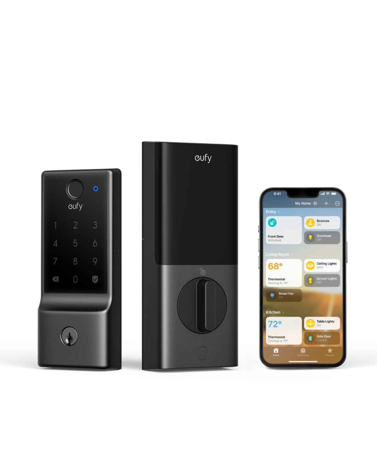 Entrada Sem Chave De Impressão Digital Smart Lock Eufy E31 Com Apple Home