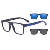 Armação Óculos De Grau Empório Armani Ea4115 5759-1w 54 Clip On Azul