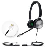 Fones De Ouvido Para Telefone Fone De Ouvido Com Fio Yealink Yhs36 Qd A Rj9