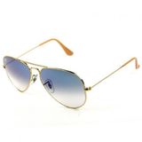 Óculos De Sol Ray Ban Rb3025l 001-3f 58 Aviador Azul Degrade