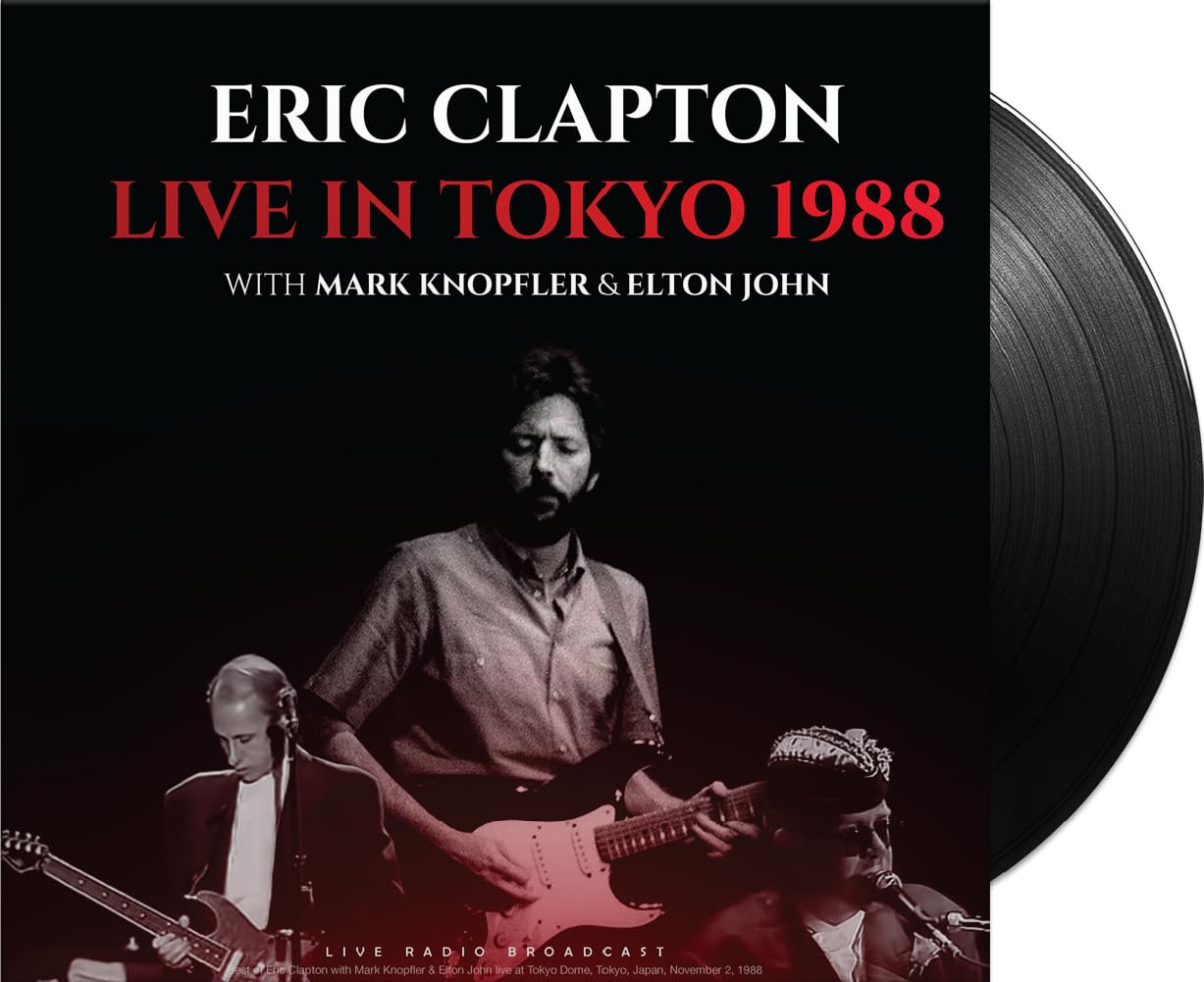 Vinil Eric Clapton Com Mark Knopfler E Elton John Live 1988