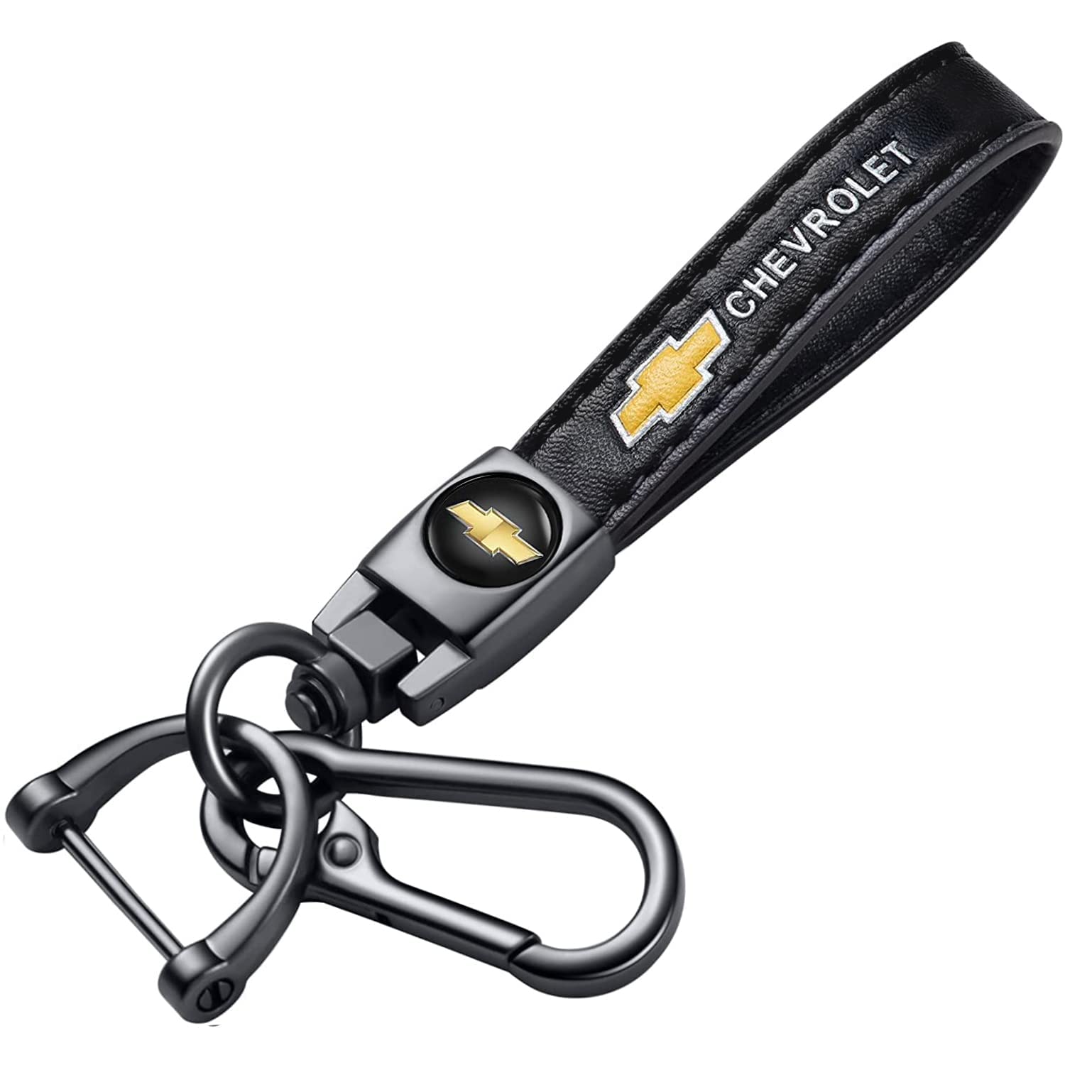 Conjunto De Chaveiros De Couro Genuíno Para Chevy Malibu Camaro Trax