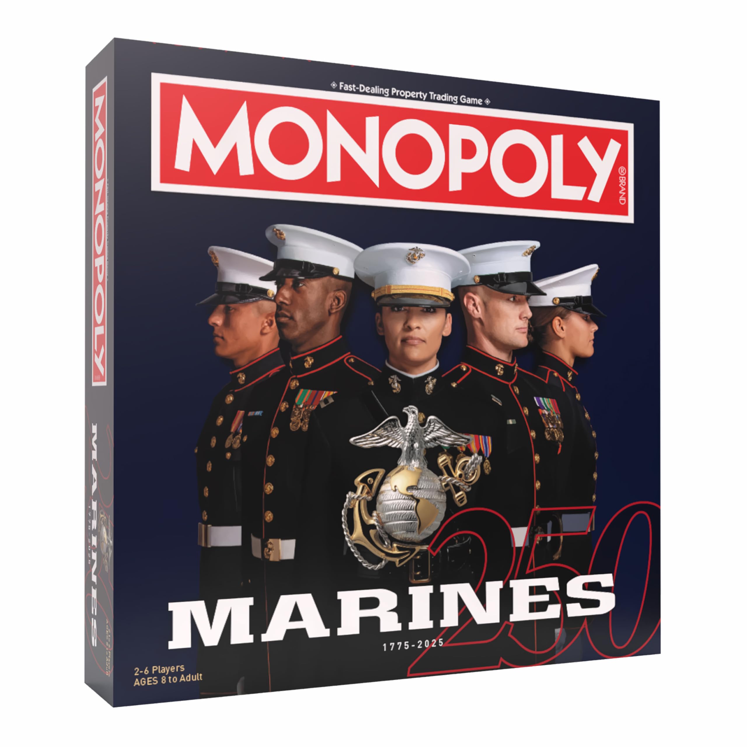 Jogo De Tabuleiro Usaopoly Monopoly Marines 250º Aniversário