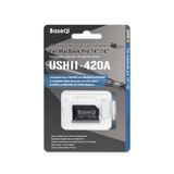 Adaptador Microsd Baseqi Uhs-ii De Alumínio Para Macbook Pro 14 E 16