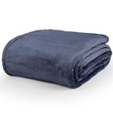 Cobertor Irlanda Queen Manta Ultrasoft Extra Macia 2,40m X 2,20m - Noturno - Azul