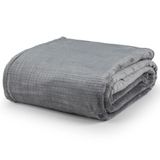 Cobertor Irlanda Queen Manta Ultrasoft Extra Macia 2,40m X 2,20m - Lunar - Cinza