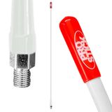 Antena De Rádio Cb Prostick 2&#39; Fiberglass 1000w Branca