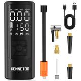 Compressor De Ar Portátil Konnetoo Inflator Para Pneus De Carro 150psi