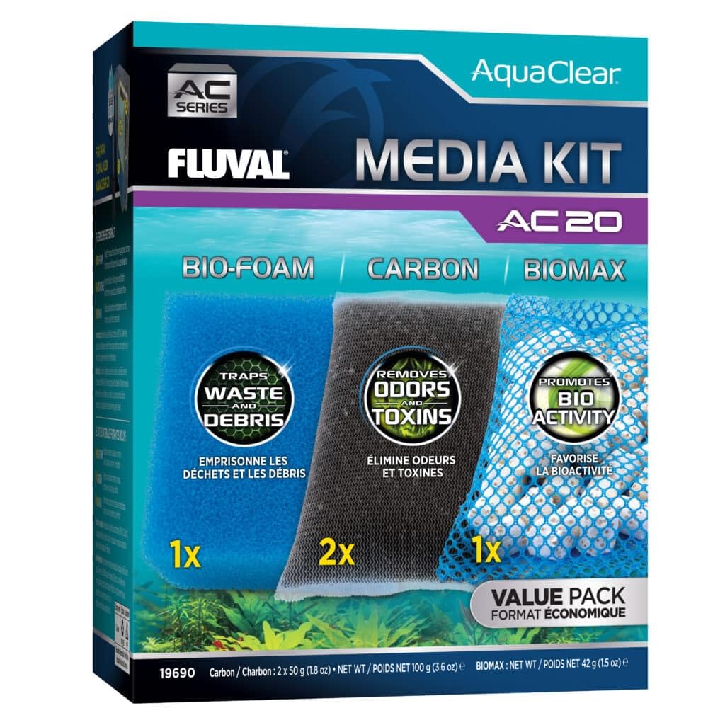 Kit De Manutenção De Mídia Fluval Ac20 Power Filter