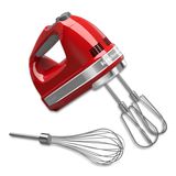 Batedeira Manual Kitchenaid De 7 Velocidades Khm7210 Empire Red Com Batedores