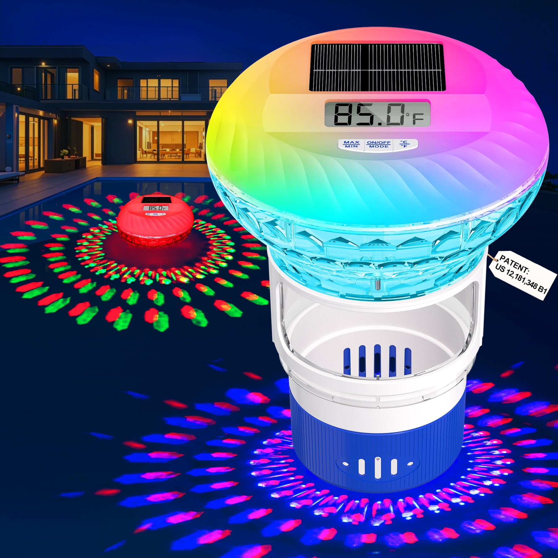 Pool Chlorine Floater Chsuiwe 2025 Atualizado Com Termômetro