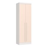 Guarda-roupa Modulado 2 Portas Infinity Branco Line/ Blush Line