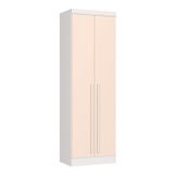Guarda-roupa Modulado 2 Portas Infinity Branco Line/ Blush