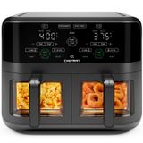 Forno Air Fryer Chefman, Cesta Dupla De 6 Litros, Preta, 1700w
