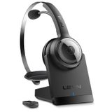 Fone De Ouvido Sem Fio Levn Com Microfone Ai Com Cancelamento De Ruído Preto