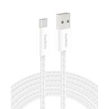Cabo Usb A Para Usb C Belkin 3m 15w Para Iphone 16 E 15 Branco