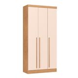 Guarda-roupa Modulado 3 Portas Infinity Cedro/ Blush Line