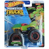 Carro De Brinquedo Hot Wheels Monster Trucks Raphael Tmnt Escala 1:64