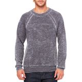 Moletom Bella + Canvas Unissex De Lã Esponja Com Gola Redonda Cinza