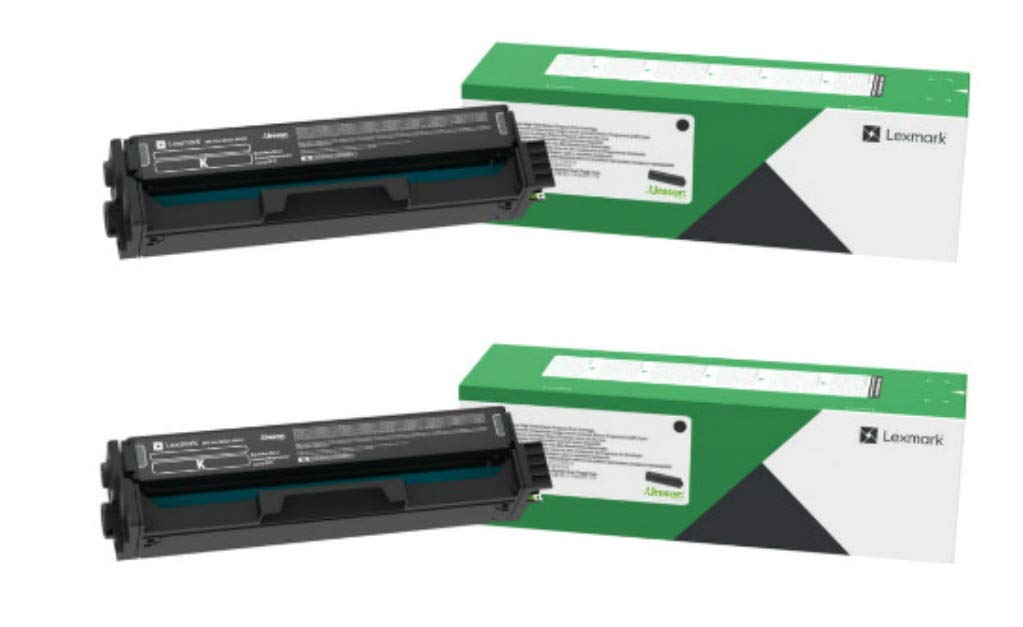 Cartucho De Toner Lexmark C3210k0 Black Return Program, Pacote Com 2 Unidades