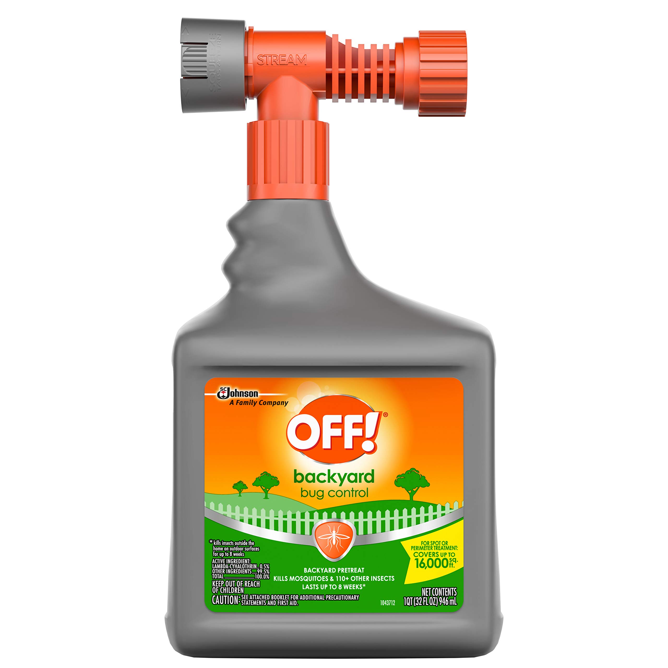 Bug Control Yard Pretreat Off! Embalagem De 5 960ml