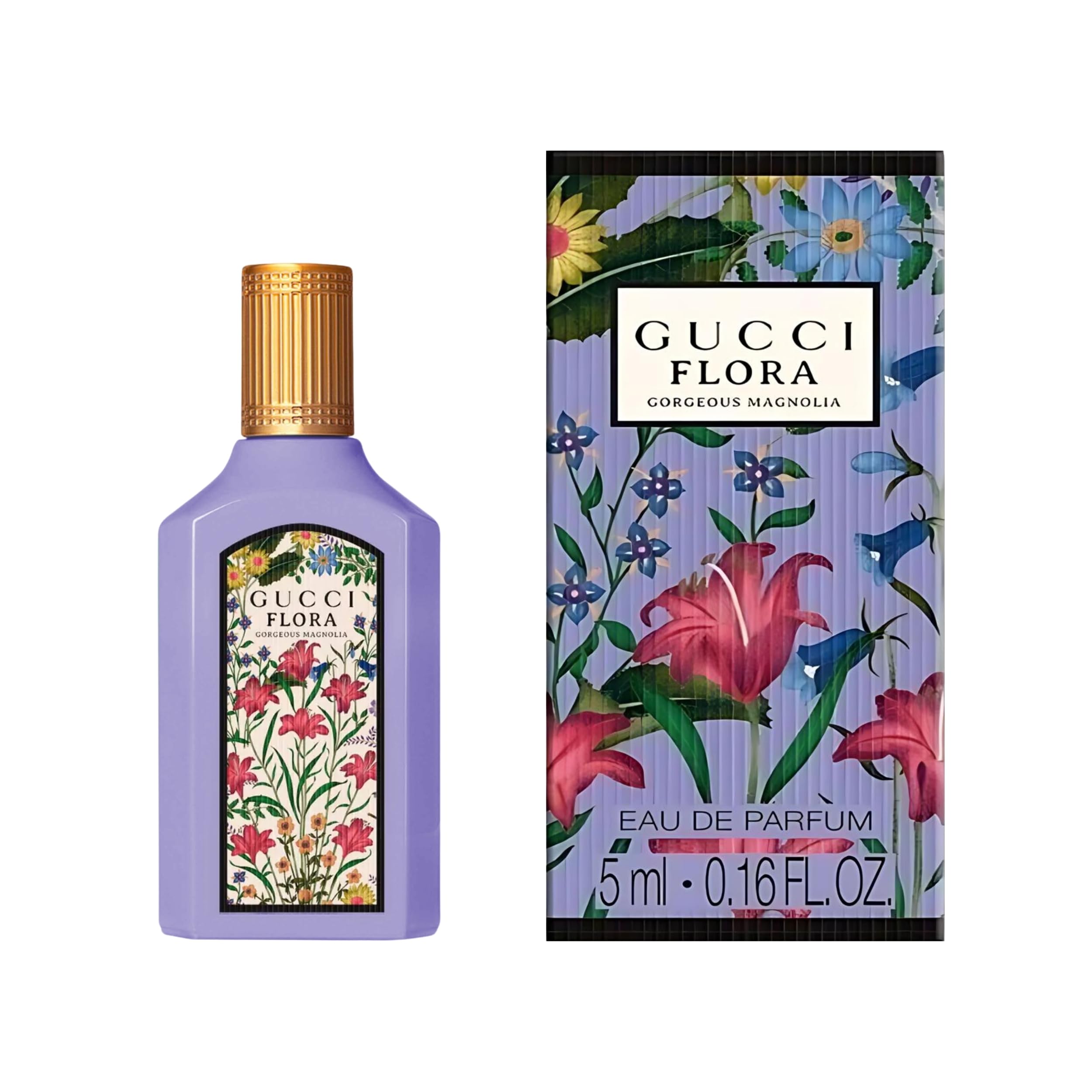Perfume Gucci Flora Gorgeous Magnolia Edp 5ml Para Mulheres