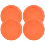 Tampa De Armazenamento Pyrex 7200-pc Redonda De 500 Ml Para Tigelas De Vidro, Pacote Com 4