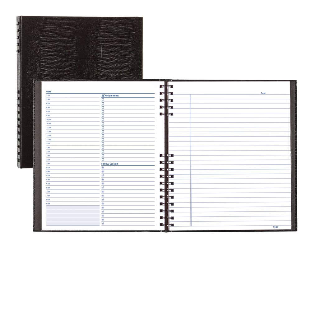 Planner Blueline Notepro, Sem Data, Diário, 200 Páginas, Preto