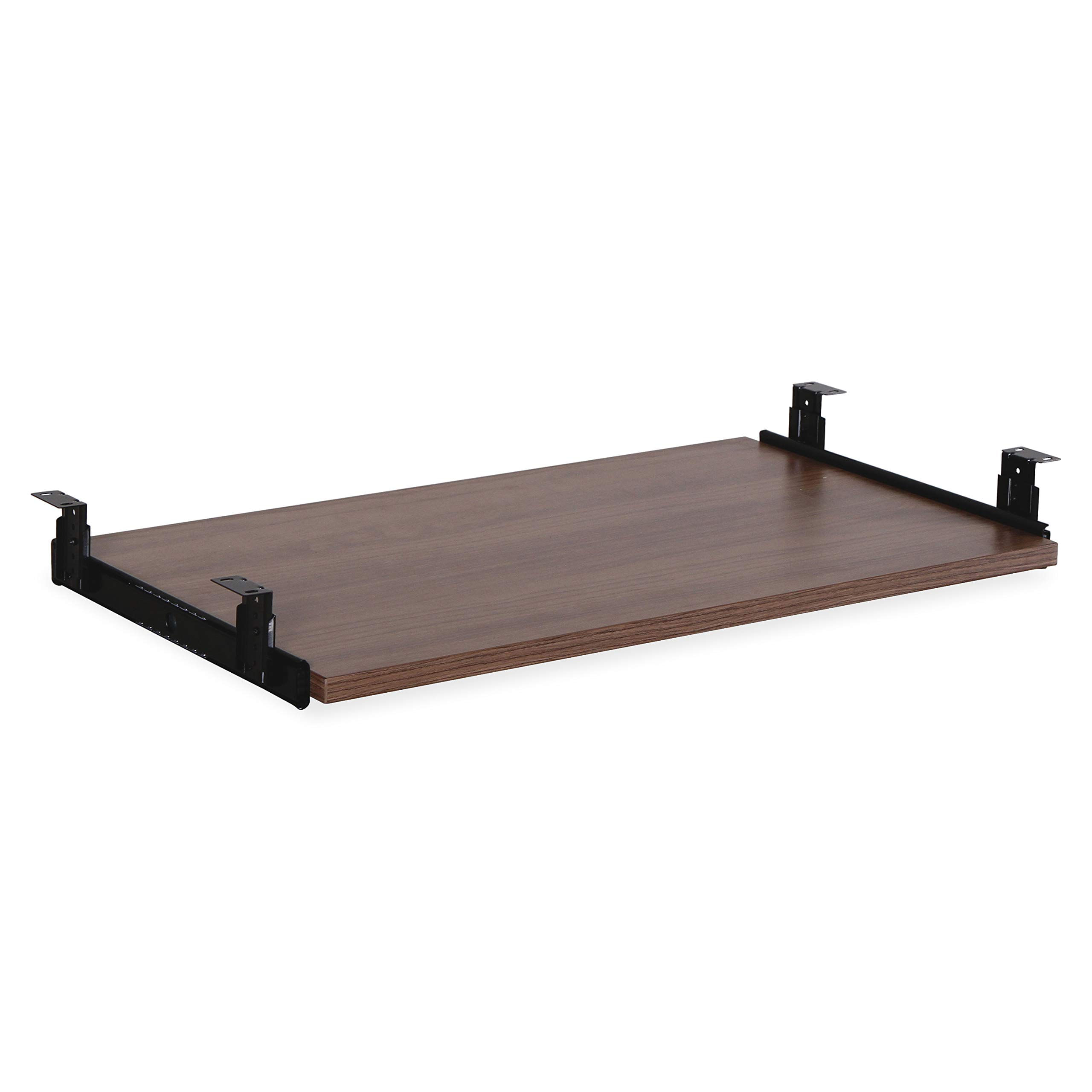 Bandeja De Teclado Lorell Essential Series Walnut Laminate